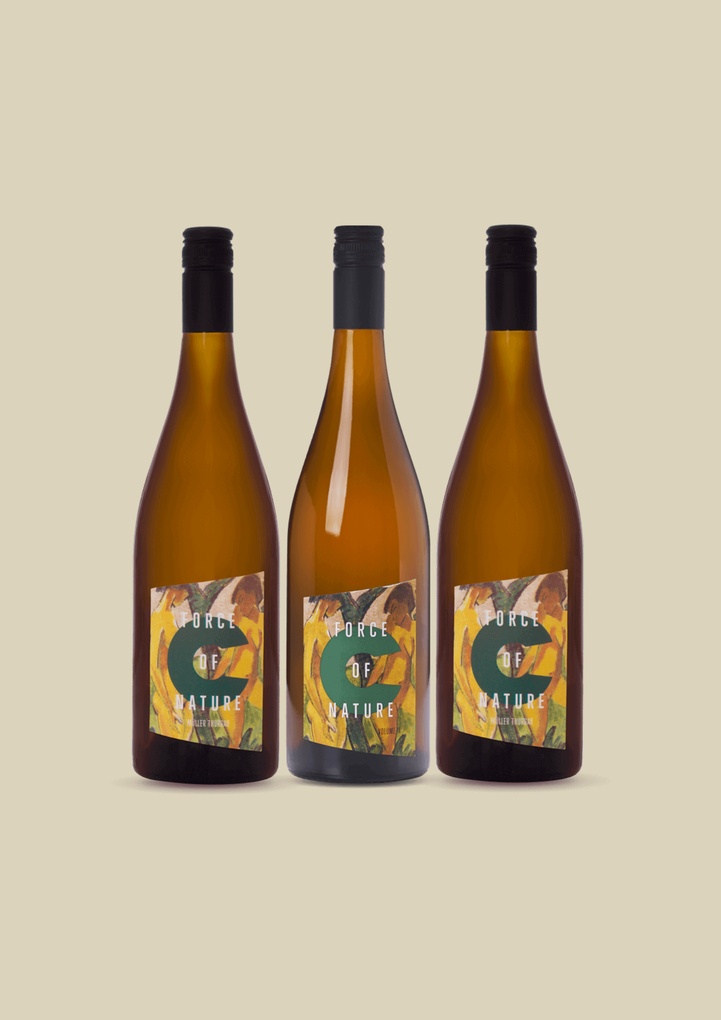 3 bottles RAW Grapes - Force of Nature